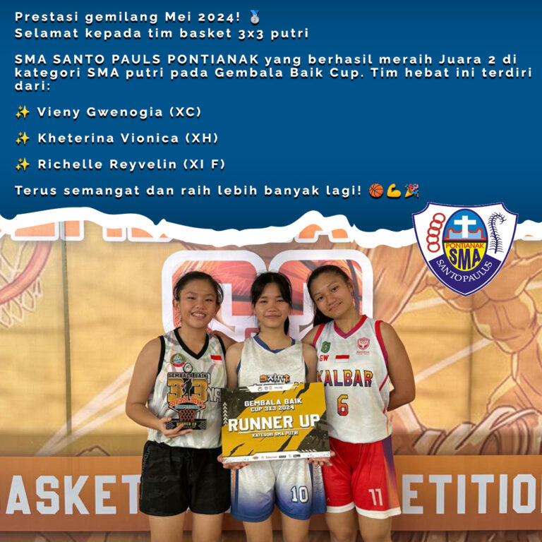 Juara 2 basket 3x3 GB Cup putri