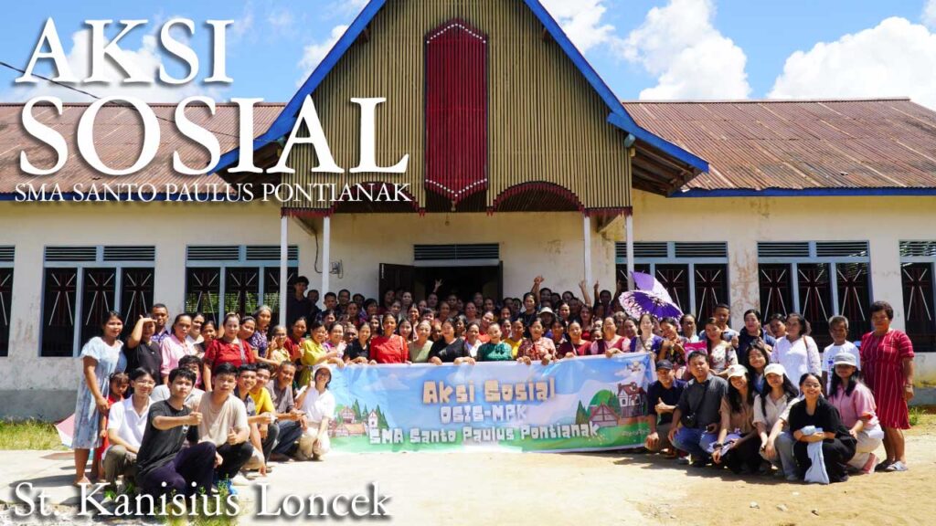 Aksi Sosial SMA Santo Paulus di Gereja St. Kanisius Loncek Berlangsung Meriah