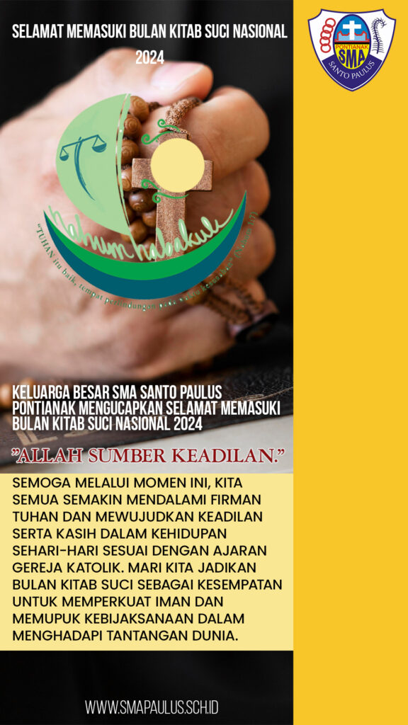 Selamat Memasuki Bulan Kitab Suci Nasional 2024